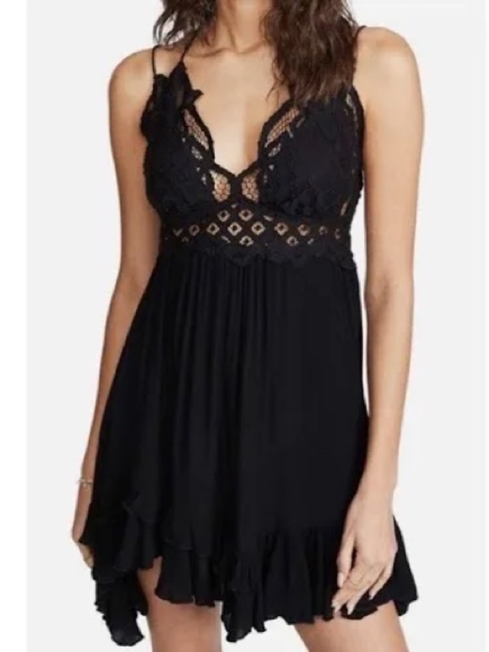 Free People Adella Slip Dress